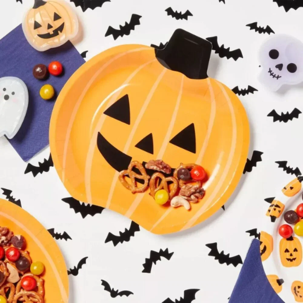 Halloween 1ct Bat Table Cover - Spritz 52 5/32 in x 108 in Tip Photo Backdrop